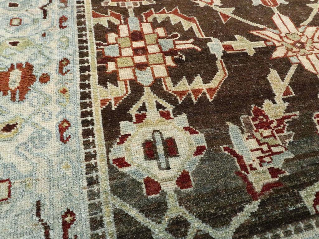 Mitte des 20. Jahrhunderts Persisch Malayer Akzentteppich (Handgeknüpft) im Angebot