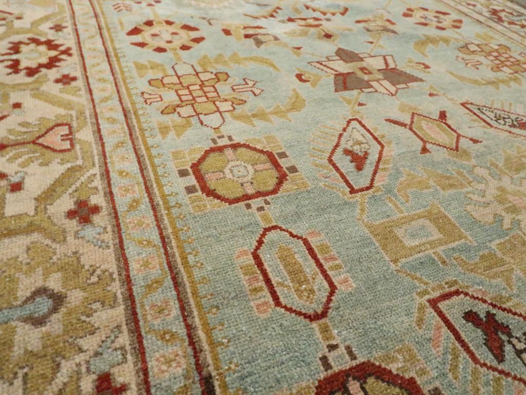 Mitte des 20. Jahrhunderts Persisch Malayer Akzentteppich (Handgeknüpft) im Angebot