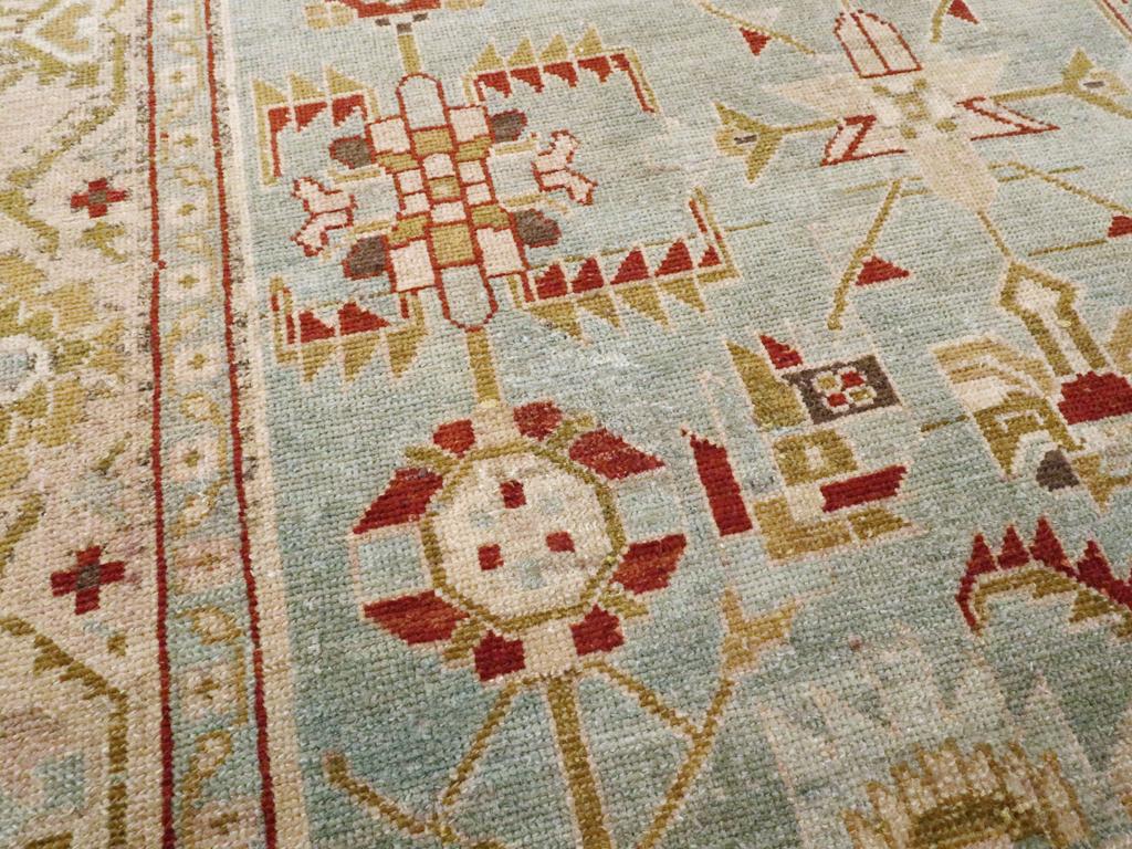 Mitte des 20. Jahrhunderts Persisch Malayer Akzentteppich (Handgeknüpft) im Angebot