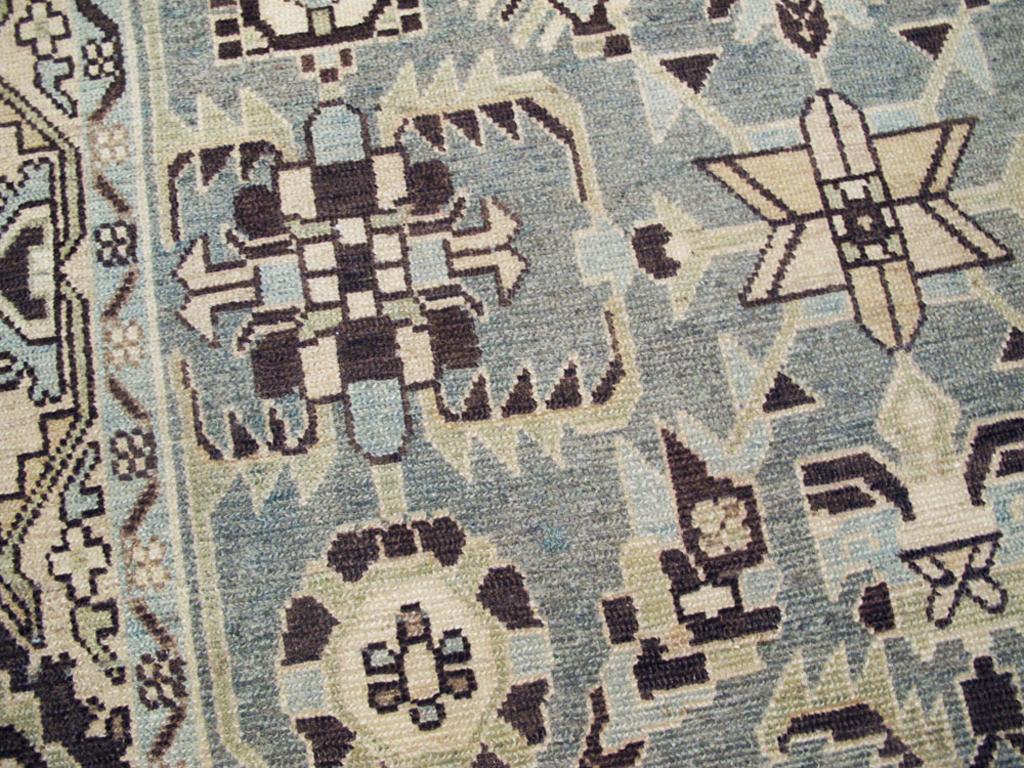Mitte des 20. Jahrhunderts Persisch Malayer Akzentteppich (Handgeknüpft) im Angebot