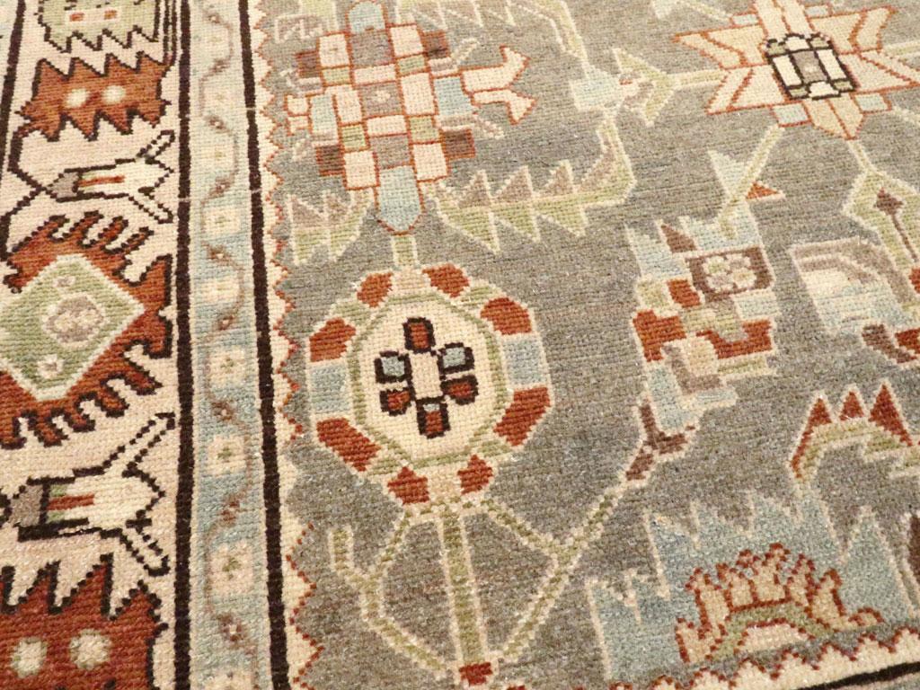 Persiano Tappeto d'accento persiano Malayer della metà del XX secolo in vendita