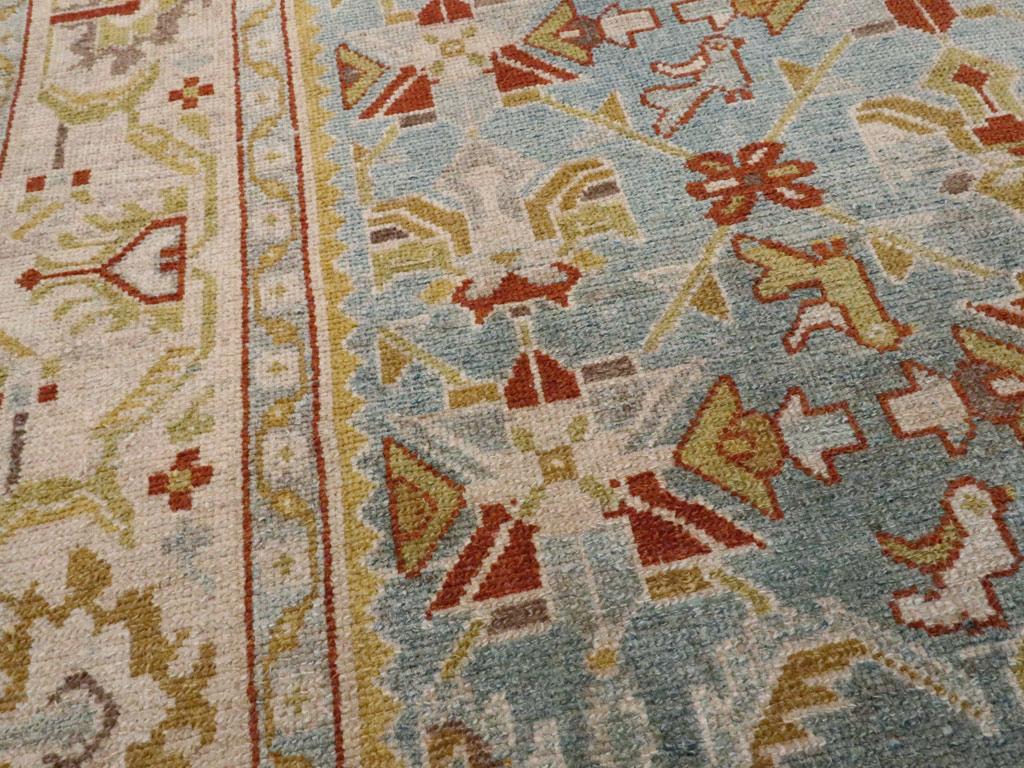 Persiano Tappeto d'accento persiano Malayer della metà del XX secolo in vendita