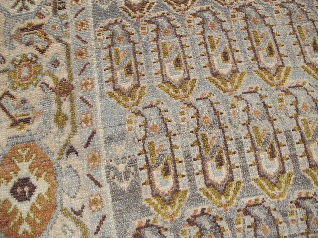 Persiano Tappeto d'accento persiano Malayer della metà del XX secolo in vendita