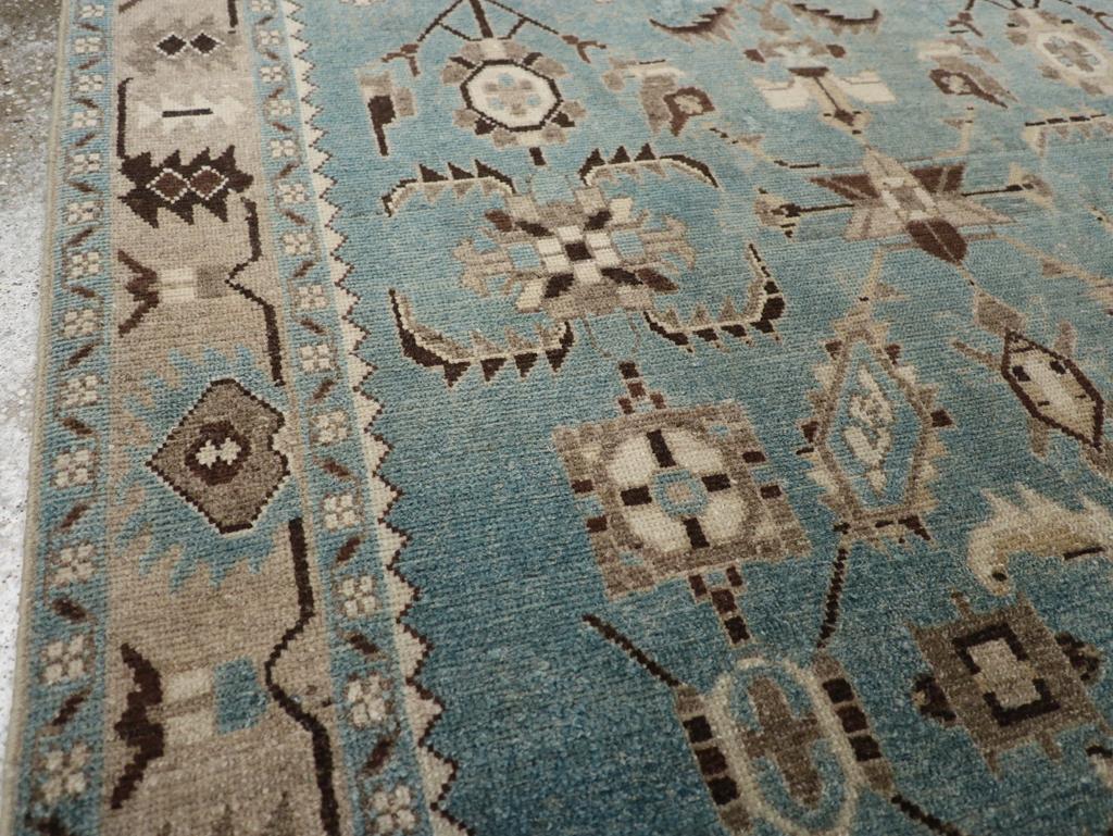 Mitte des 20. Jahrhunderts Persisch Malayer Akzentteppich (Handgeknüpft) im Angebot