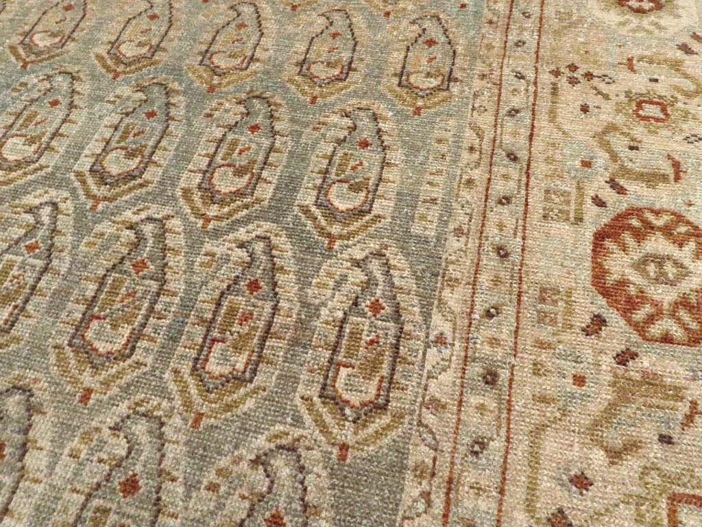 Mitte des 20. Jahrhunderts Persisch Malayer Akzentteppich (Handgeknüpft) im Angebot