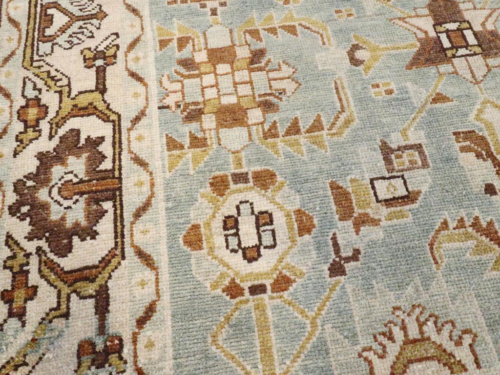 Mid-20th Century Persian Malayer Accent Rug (Persisch) im Angebot