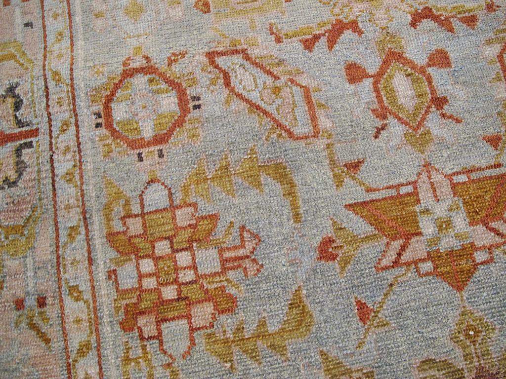 Mid-20th Century Persian Malayer Accent Rug (Persisch) im Angebot