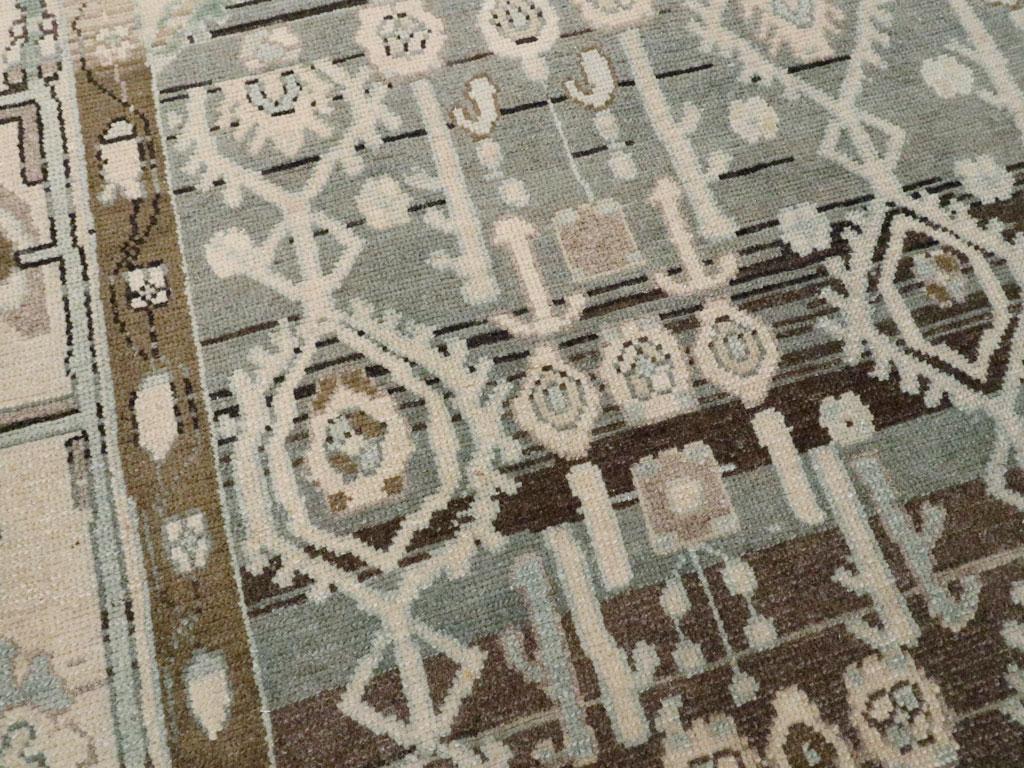 Mitte des 20. Jahrhunderts Persisch Malayer Akzentteppich (Handgeknüpft) im Angebot