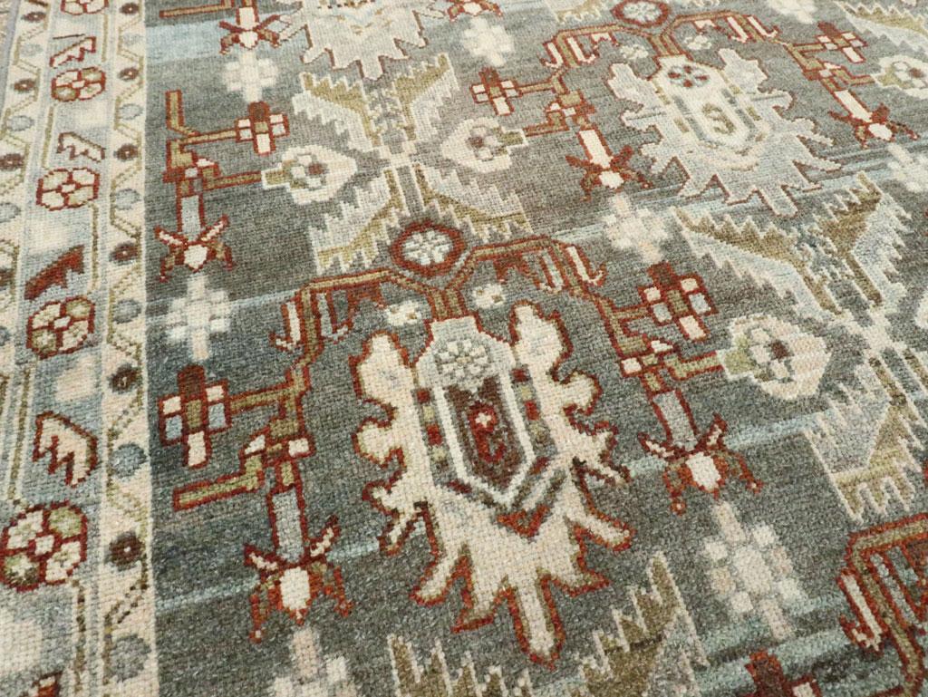 Mitte des 20. Jahrhunderts Persisch Malayer Akzentteppich (Handgeknüpft) im Angebot
