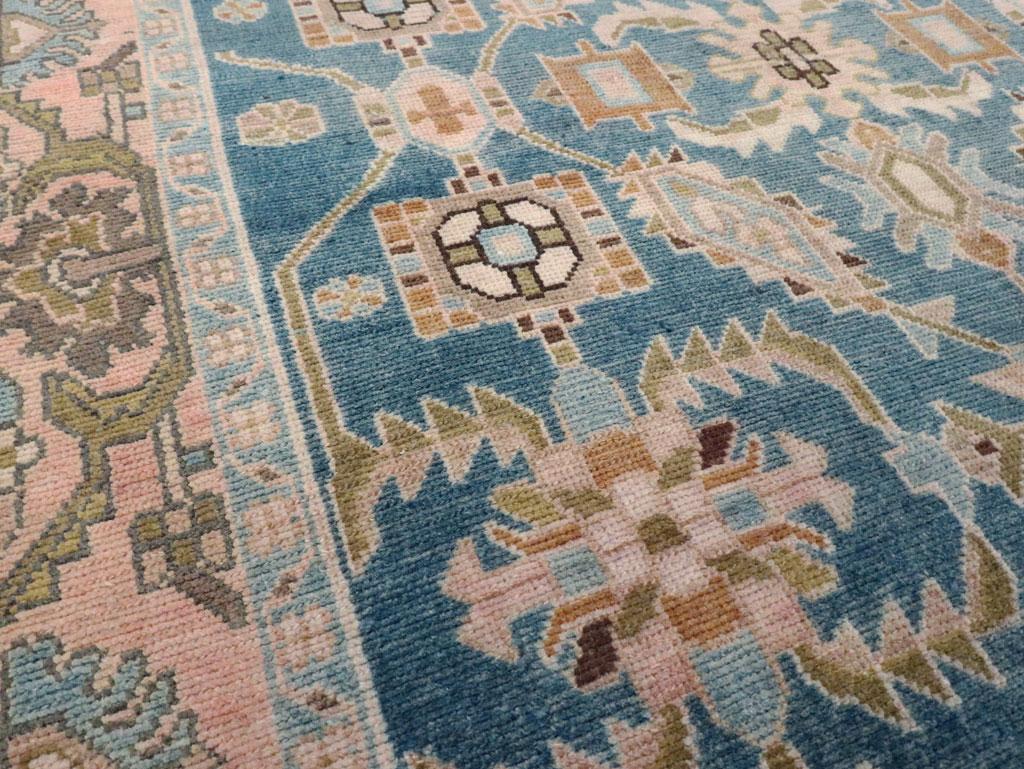 Mitte des 20. Jahrhunderts Persisch Malayer Akzentteppich (Handgeknüpft) im Angebot