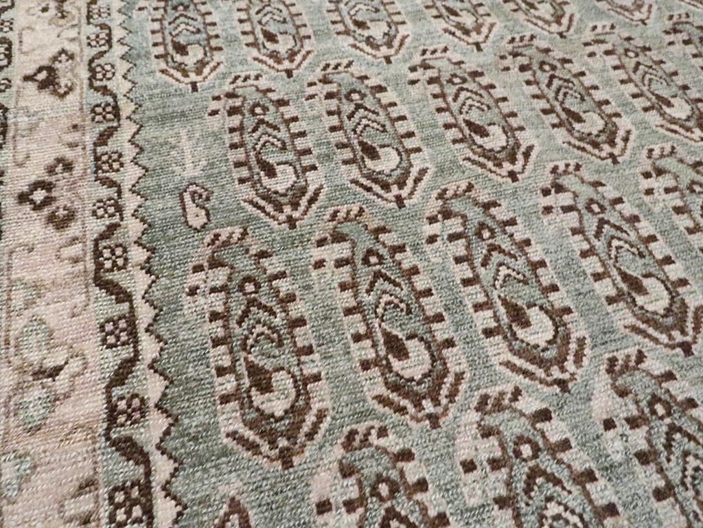 Mitte des 20. Jahrhunderts Persisch Malayer Akzentteppich (Handgeknüpft) im Angebot