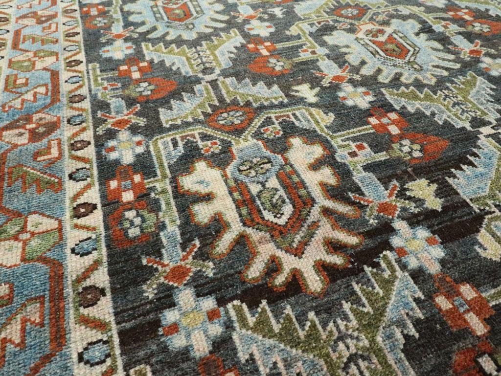 Alfombra de acento persa Malayer de mediados del siglo XX Persa en venta