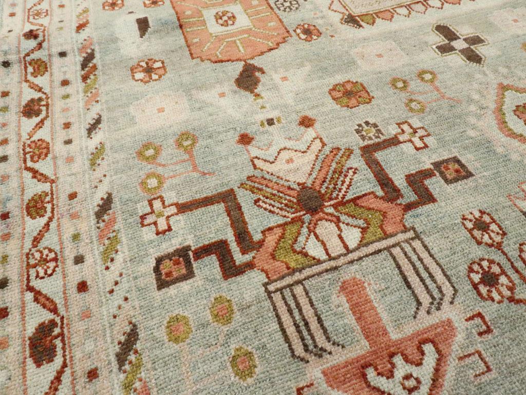 Persiano Mid-20th Century Persian Malayer Accent Rug in vendita