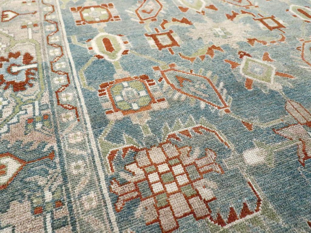 Mid-20th Century Persian Malayer Accent Rug (Persisch) im Angebot