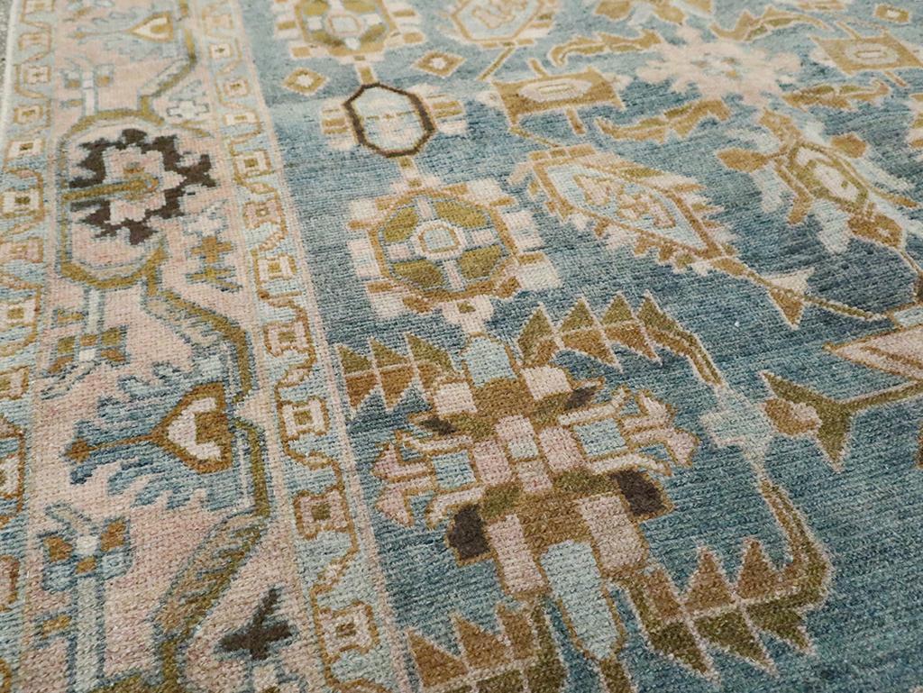 Mid-20th Century Persian Malayer Accent Rug (Persisch) im Angebot