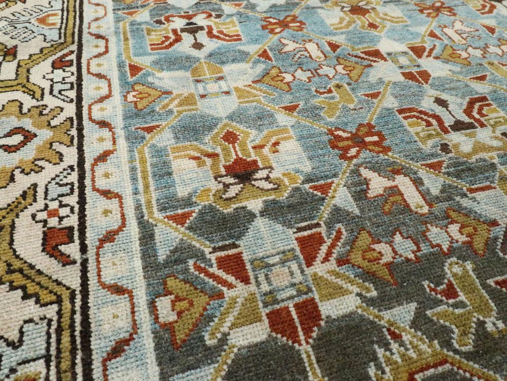 Mid-20th Century Persian Malayer Accent Rug (Persisch) im Angebot