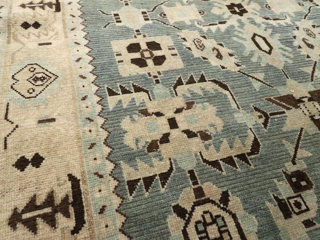 Mid-20th Century Persian Malayer Accent Rug (Persisch) im Angebot