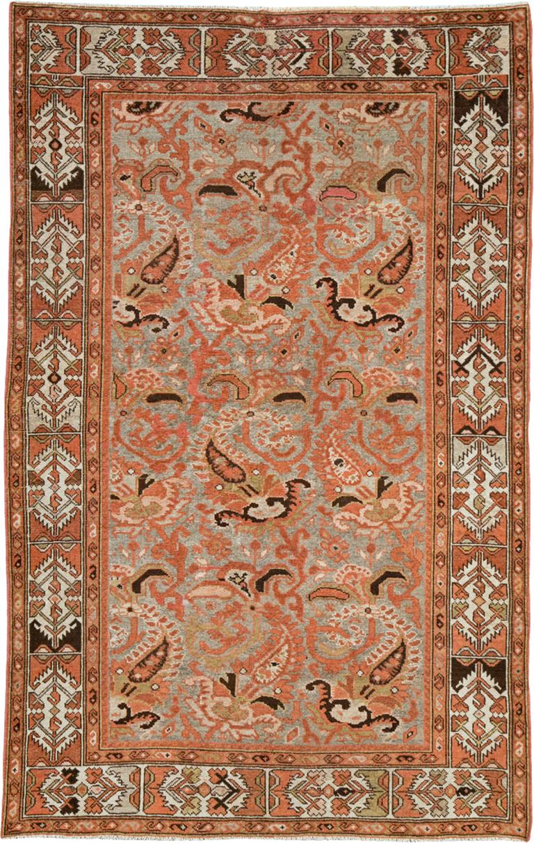 Noué à la main Tapis persan Malayer d'accentuation du milieu du 20e siècle en vente