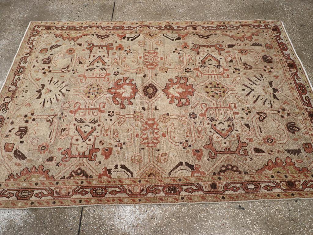 Noué à la main Tapis persan Malayer d'accentuation du milieu du 20e siècle en vente