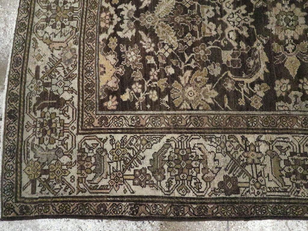 Tappeto d'accento persiano Malayer della metà del XX secolo In condizioni ottime in vendita a New York, NY