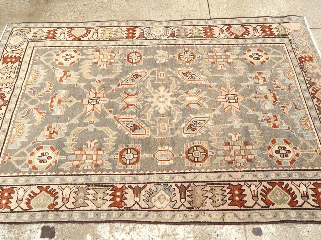 Tappeto d'accento persiano Malayer della metà del XX secolo In condizioni ottime in vendita a New York, NY