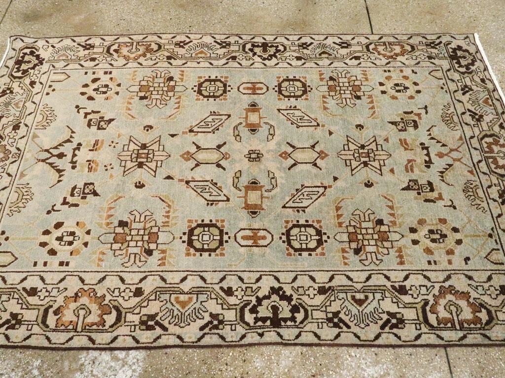 Tappeto d'accento persiano Malayer della metà del XX secolo In condizioni ottime in vendita a New York, NY