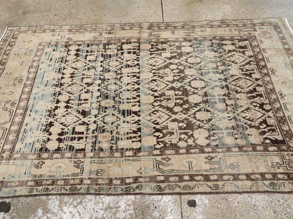 Mitte des 20. Jahrhunderts Persisch Malayer Akzentteppich (Wolle) im Angebot