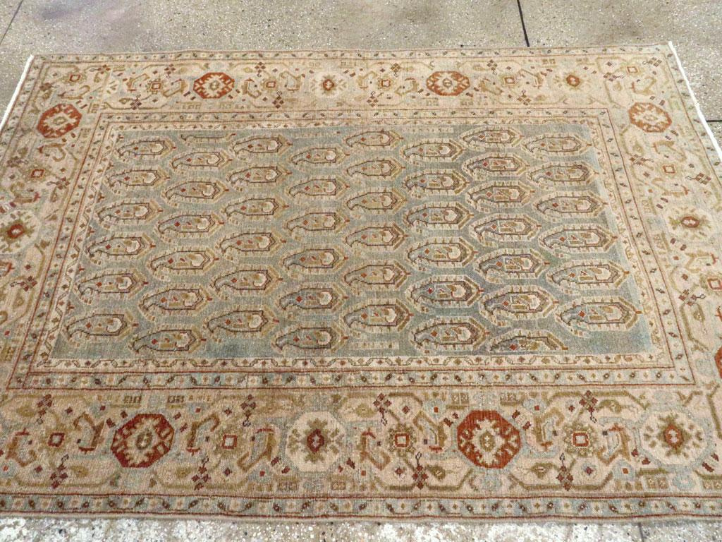 Mitte des 20. Jahrhunderts Persisch Malayer Akzentteppich (Wolle) im Angebot