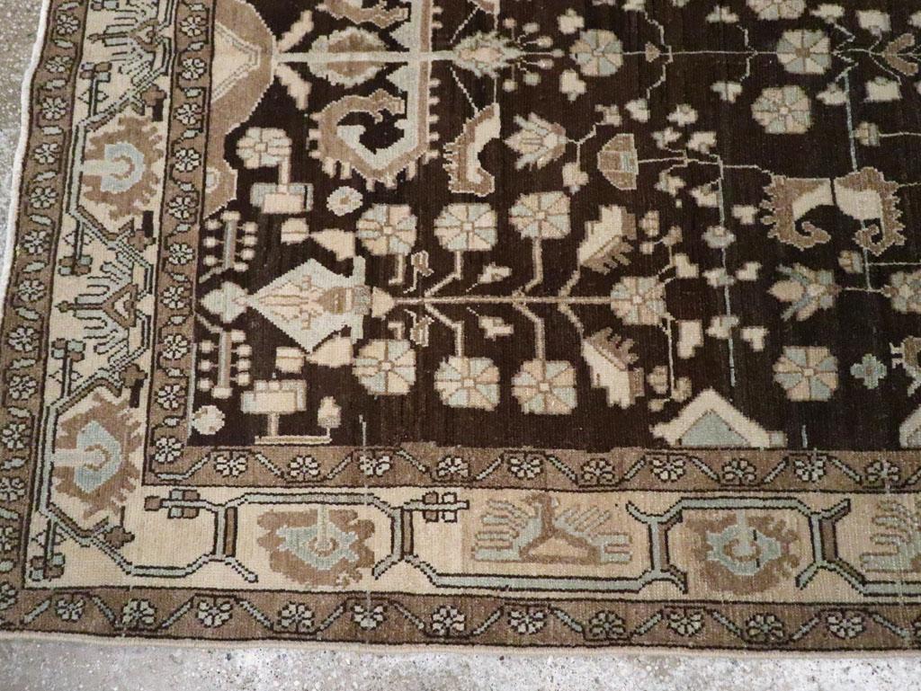 Tappeto d'accento persiano Malayer della metà del XX secolo In condizioni ottime in vendita a New York, NY