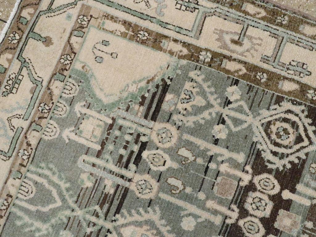 Mitte des 20. Jahrhunderts Persisch Malayer Akzentteppich (Wolle) im Angebot