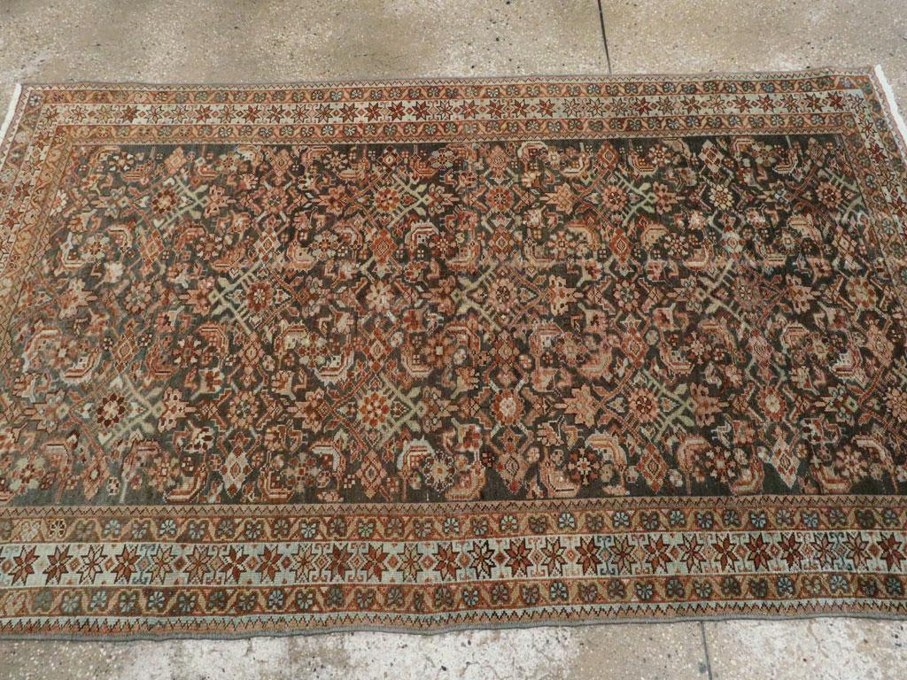 Mitte des 20. Jahrhunderts Persisch Malayer Akzentteppich (Wolle) im Angebot
