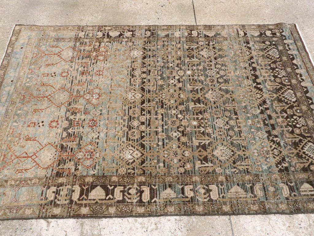 Mitte des 20. Jahrhunderts Persisch Malayer Akzentteppich (Wolle) im Angebot