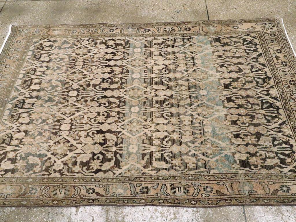 Tappeto d'accento persiano Malayer della metà del XX secolo In condizioni ottime in vendita a New York, NY