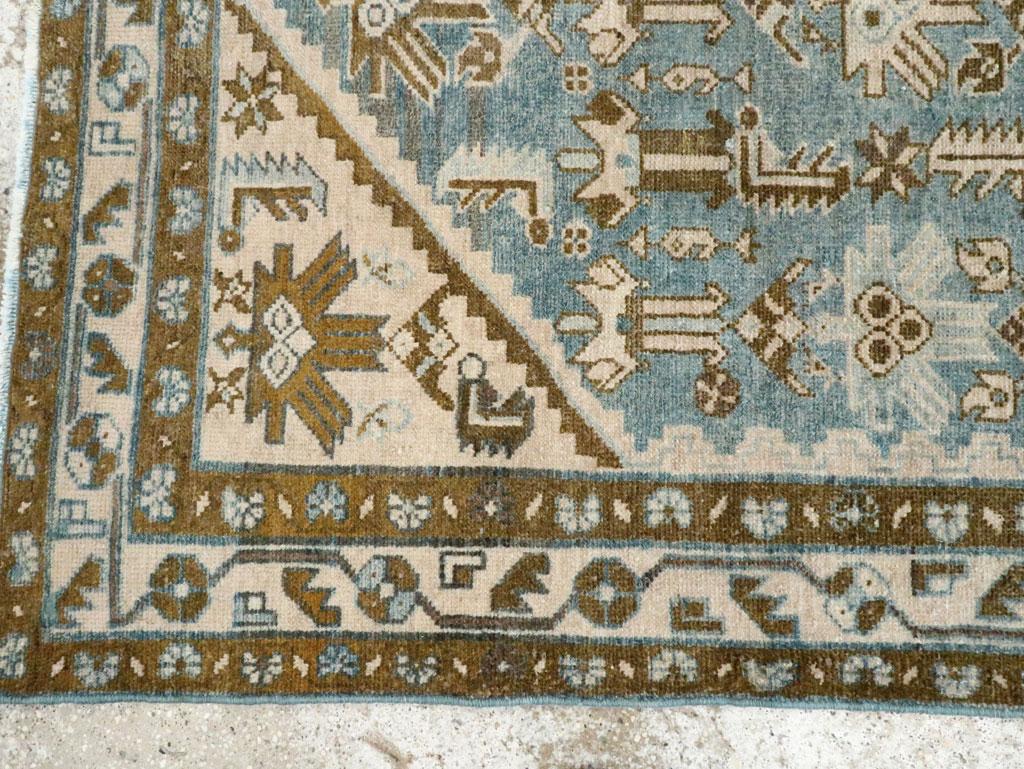 Mitte des 20. Jahrhunderts Persisch Malayer Akzentteppich (Wolle) im Angebot