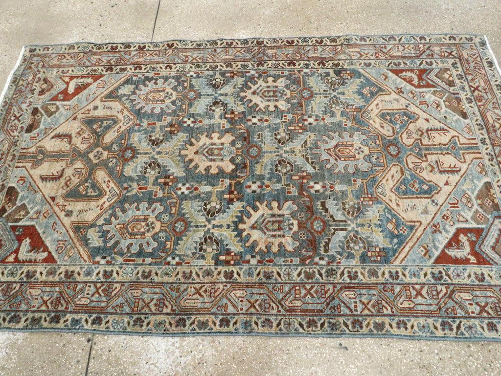 Mitte des 20. Jahrhunderts Persisch Malayer Akzentteppich (Wolle) im Angebot