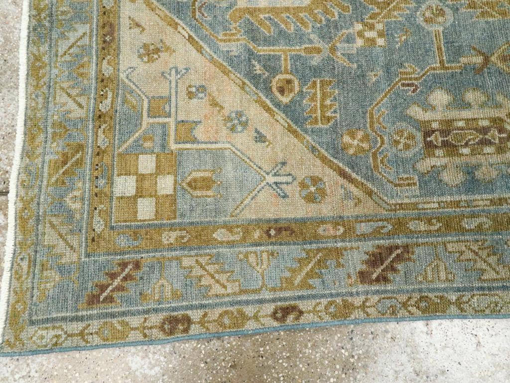 Mitte des 20. Jahrhunderts Persisch Malayer Akzentteppich (Wolle) im Angebot