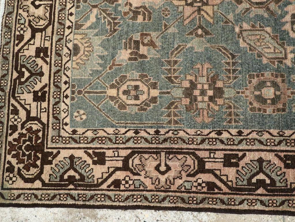 Mid-20th Century Persian Malayer Accent Rug In condizioni ottime in vendita a New York, NY