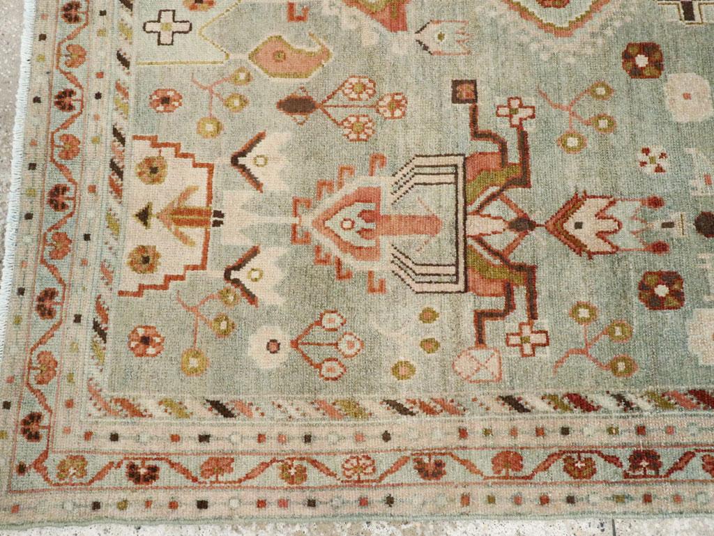 Mid-20th Century Persian Malayer Accent Rug In condizioni ottime in vendita a New York, NY