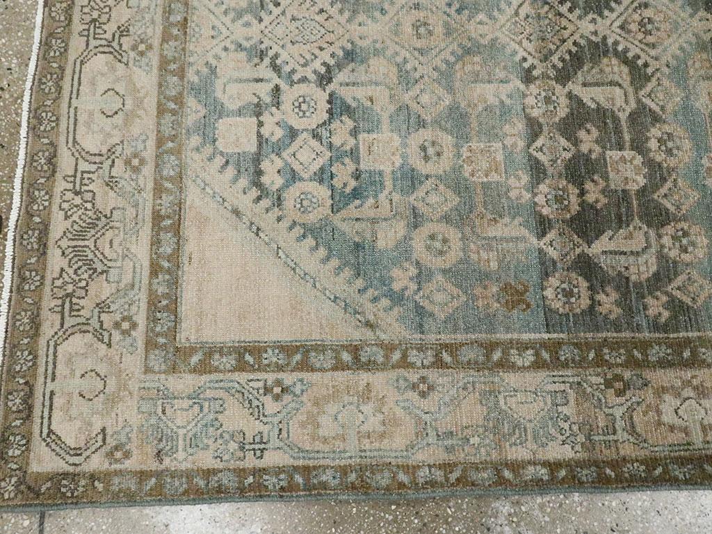 Mid-20th Century Persian Malayer Accent Rug In condizioni ottime in vendita a New York, NY