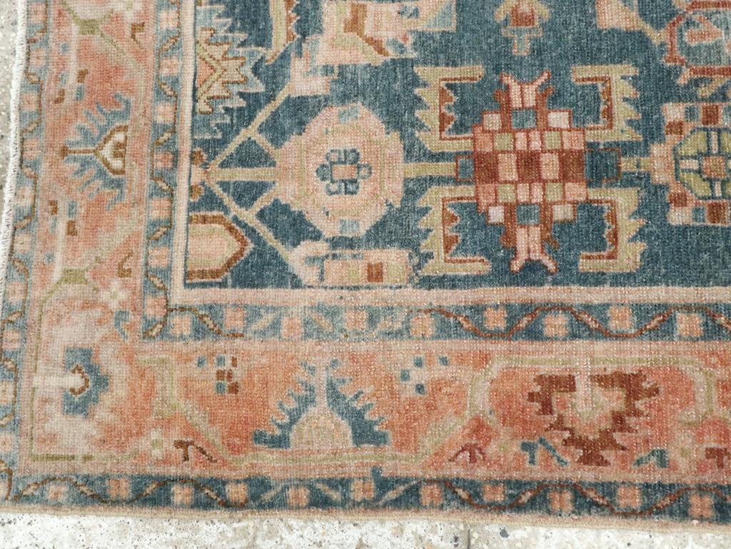 Wool Mid-20th Century Persian Malayer Accent Rug For Sale