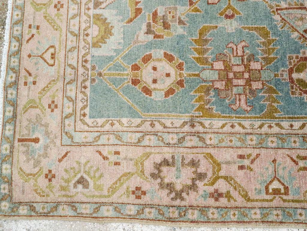 Wool Mid-20th Century Persian Malayer Accent Rug For Sale