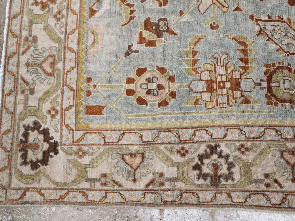 Wool Mid-20th Century Persian Malayer Accent Rug For Sale