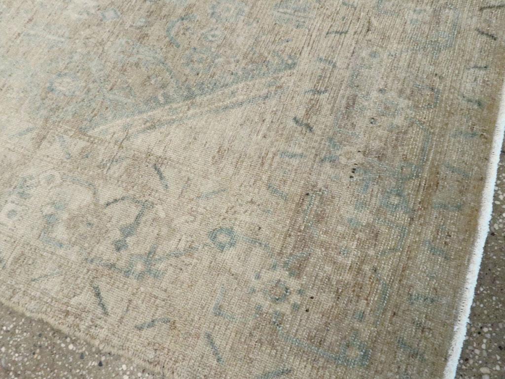 Wool Mid-20th Century Persian Malayer Accent Rug For Sale