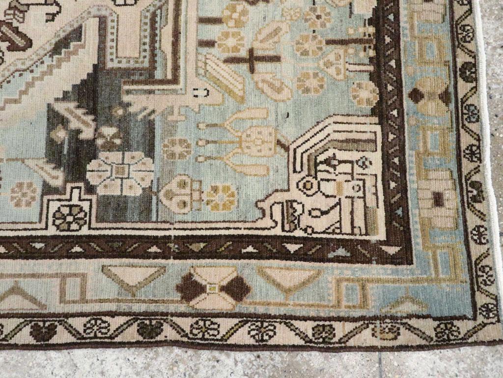 Lana Tappeto d'accento persiano Malayer della metà del XX secolo in vendita
