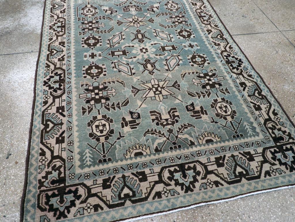 Mitte des 20. Jahrhunderts Persisch Malayer Akzentteppich im Angebot 1