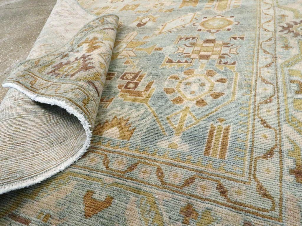 Mitte des 20. Jahrhunderts Persisch Malayer Akzentteppich im Angebot 1