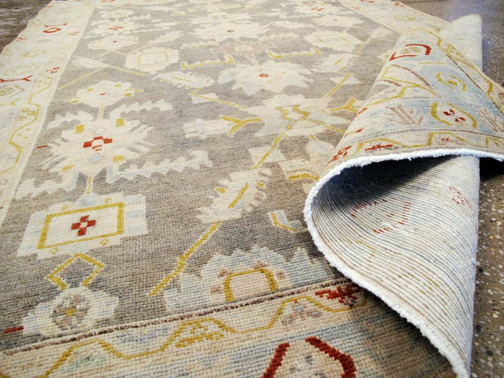 Mitte des 20. Jahrhunderts Persisch Malayer Akzentteppich im Angebot 1
