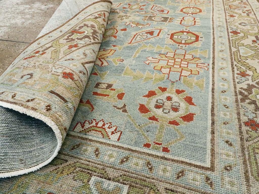 Lana Tappeto d'accento persiano Malayer della metà del XX secolo in vendita