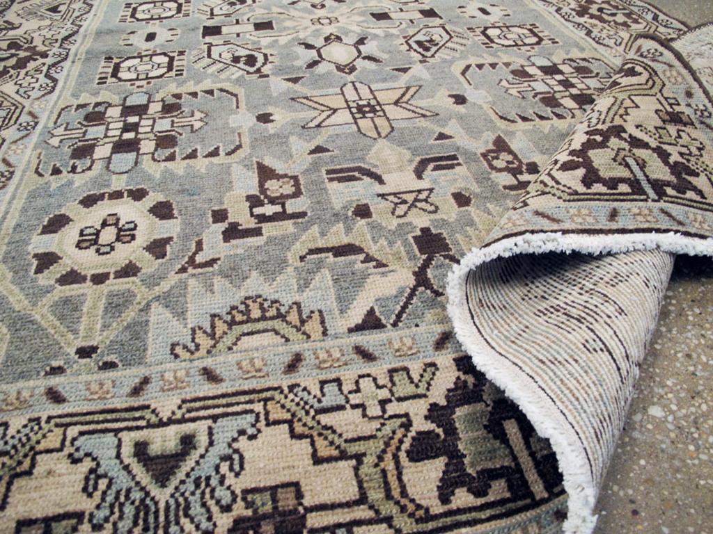 Mitte des 20. Jahrhunderts Persisch Malayer Akzentteppich im Angebot 1