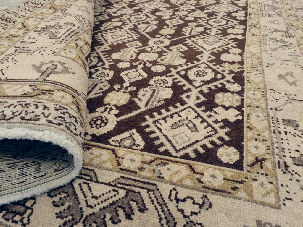 Lana Tappeto d'accento persiano Malayer della metà del XX secolo in vendita